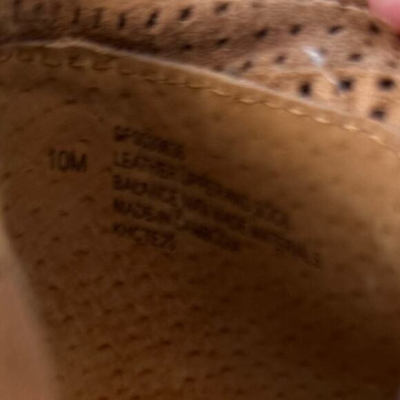 Sofft Chantey light brown stacked heeled boots size 10 women’s side zip closure - Picture 13 of 13